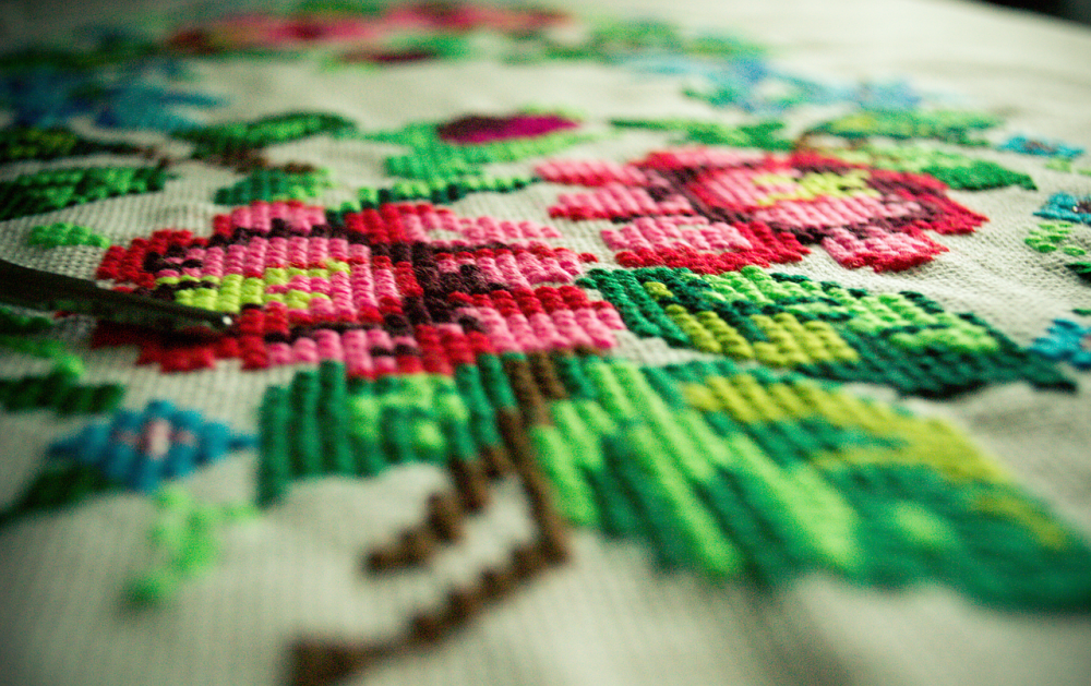 Embroidery on clothes