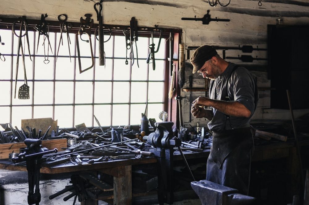 Lorry workshop