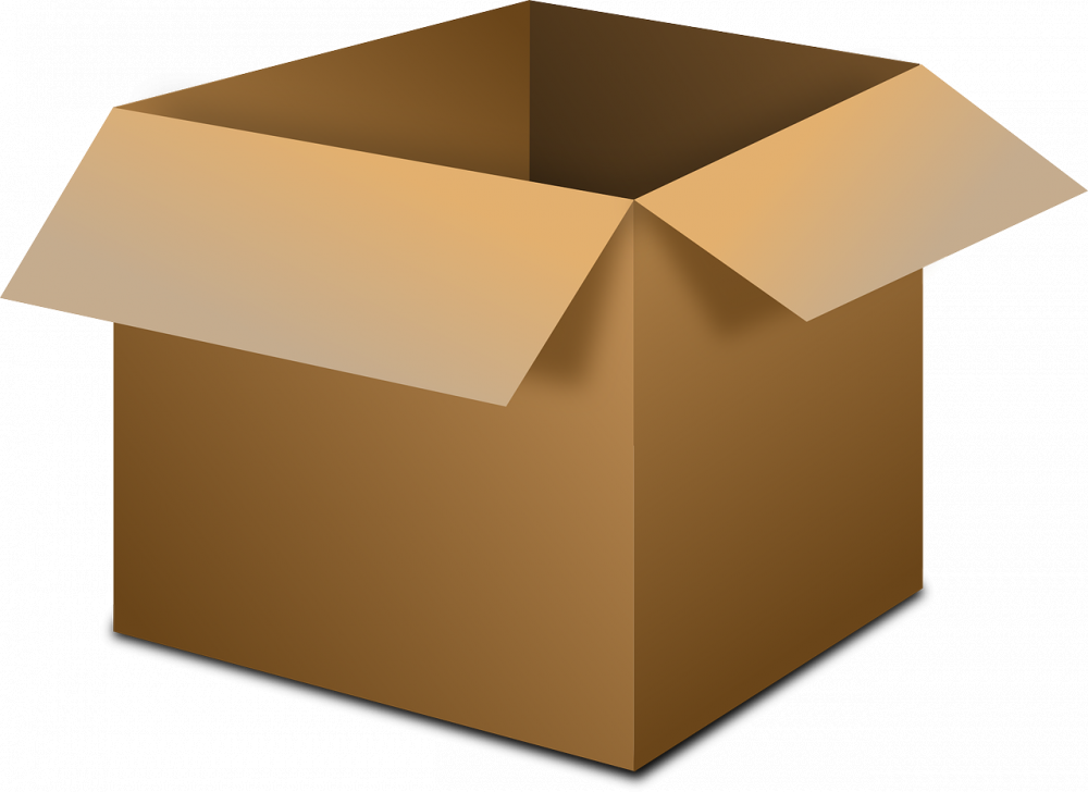 cardboard boxes