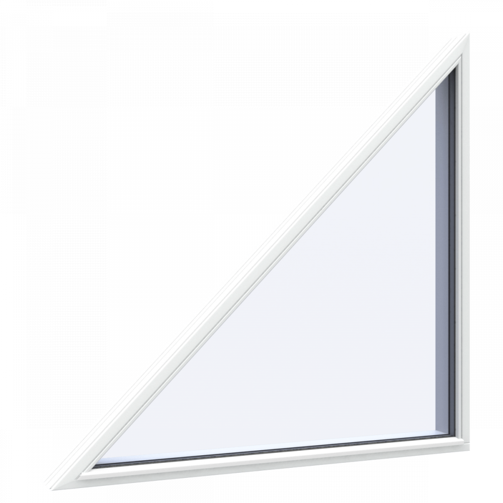 slanted window