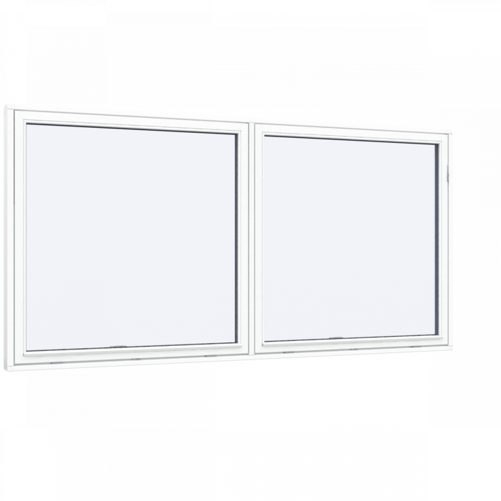 top-hung window opening outwards