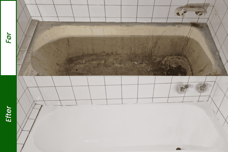 Enamelling bathtubs