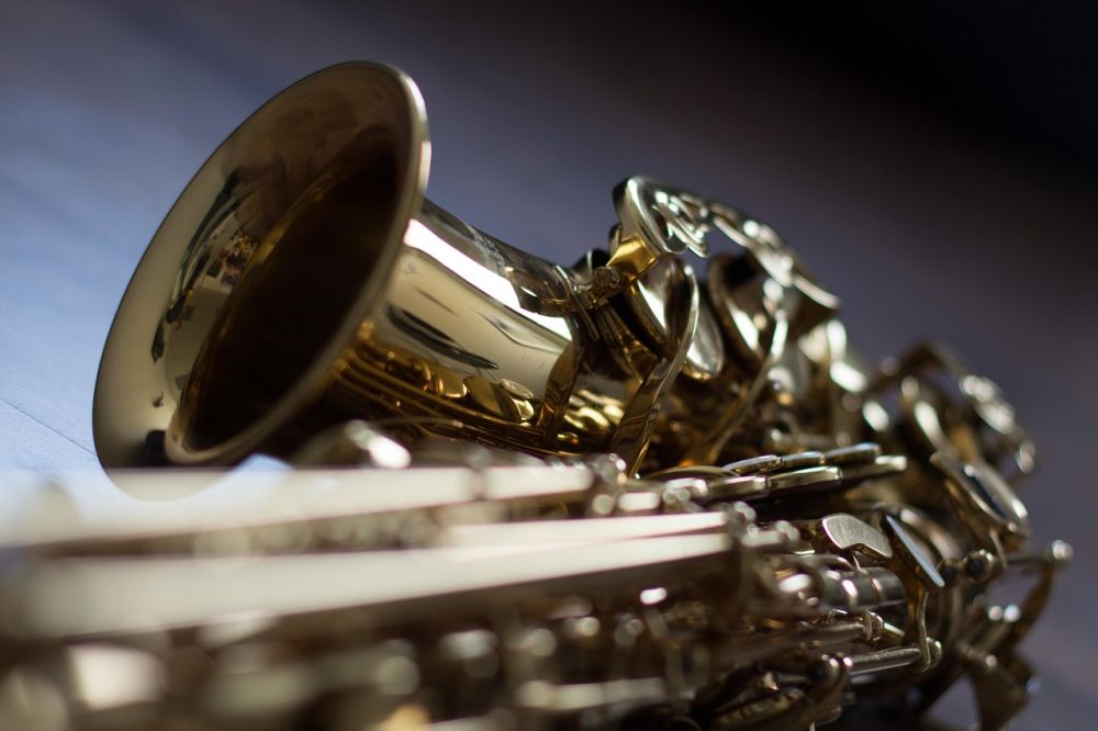 Saxophonist with DJ