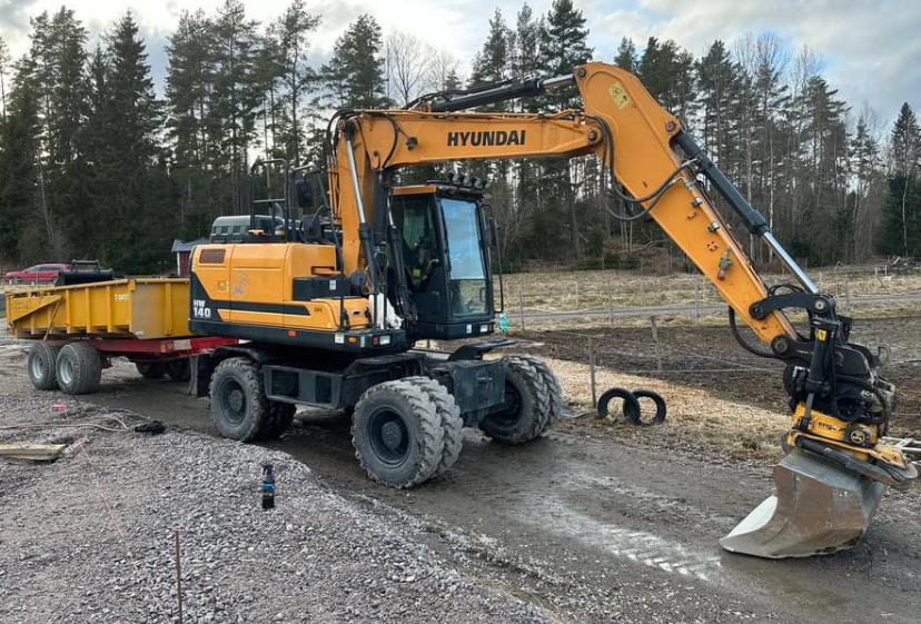 Excavation work Töreboda
