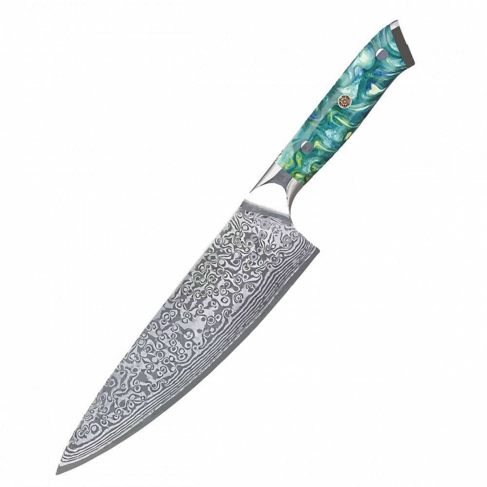 Damascus steel Knives