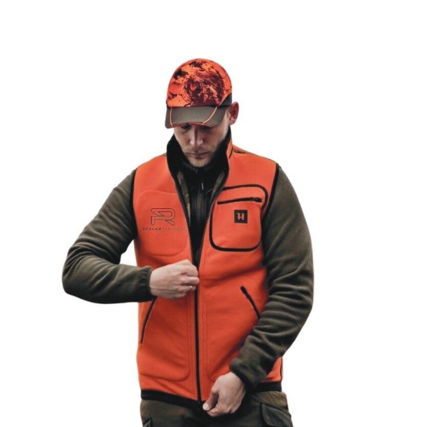 Clothing with company logo
