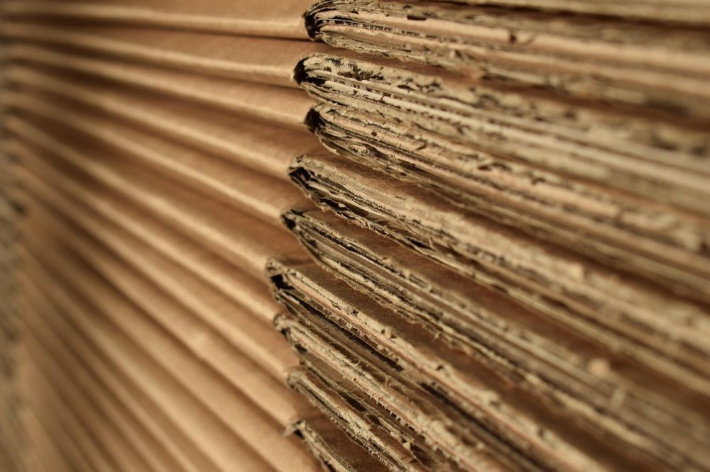cardboard boxes