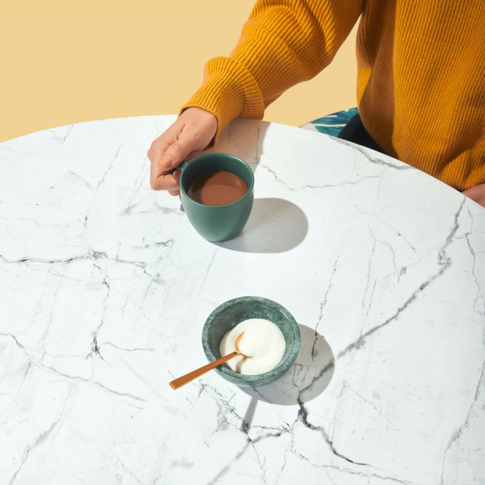 spisebord i marmor