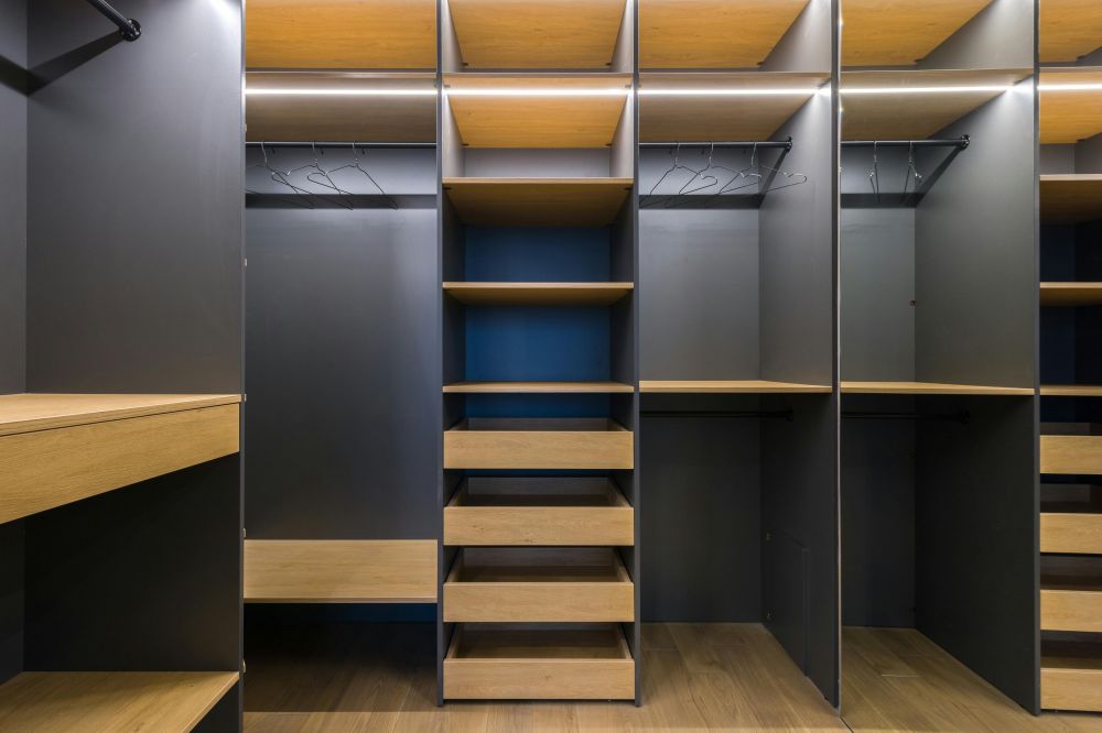 built-in wardrobe