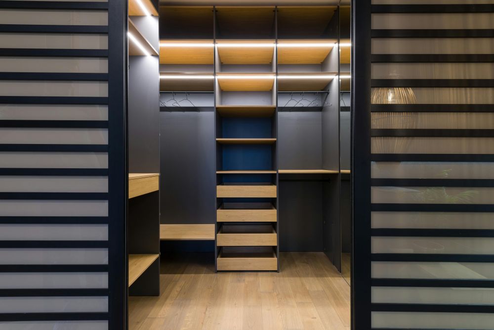 built-in wardrobe