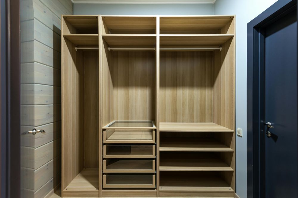 built-in wardrobe