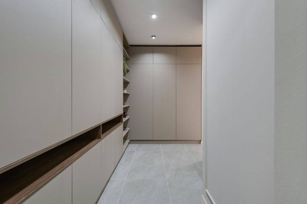 built-in wardrobe