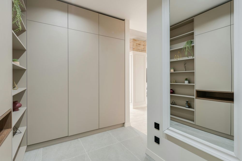 built-in wardrobe