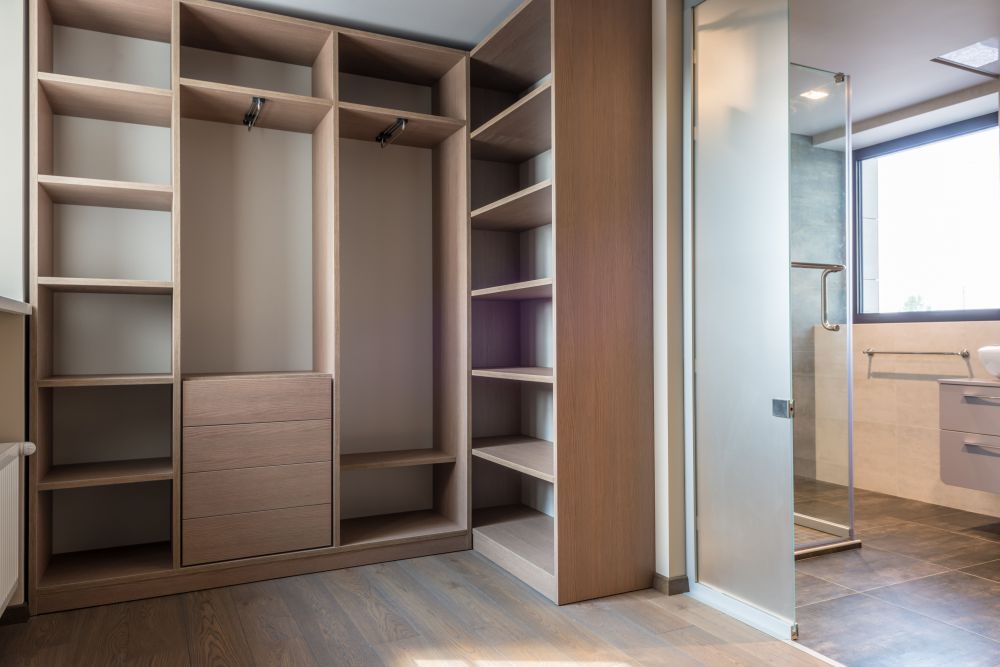 built-in wardrobe