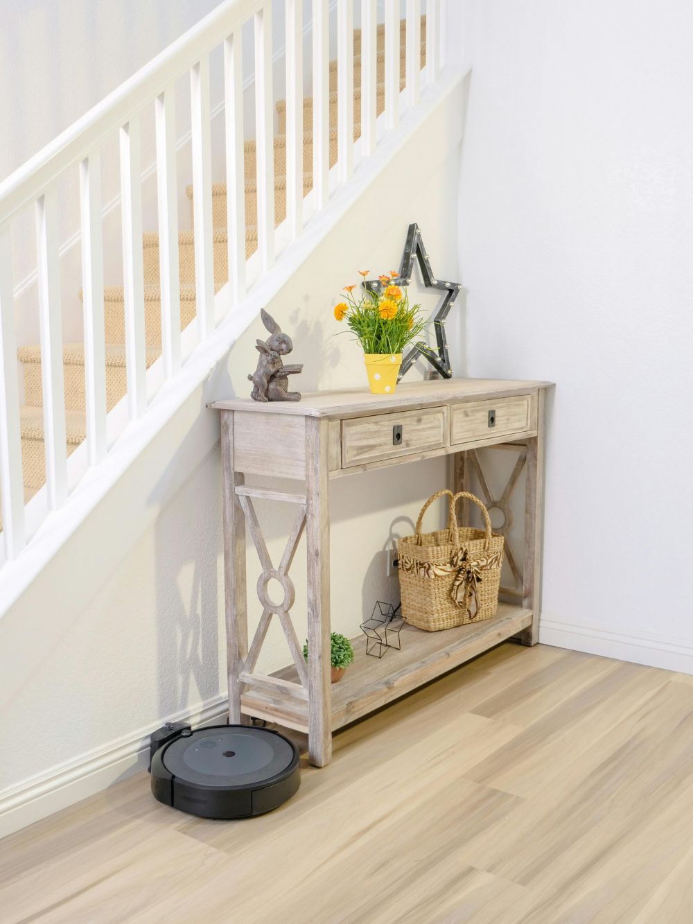 storage under stairs