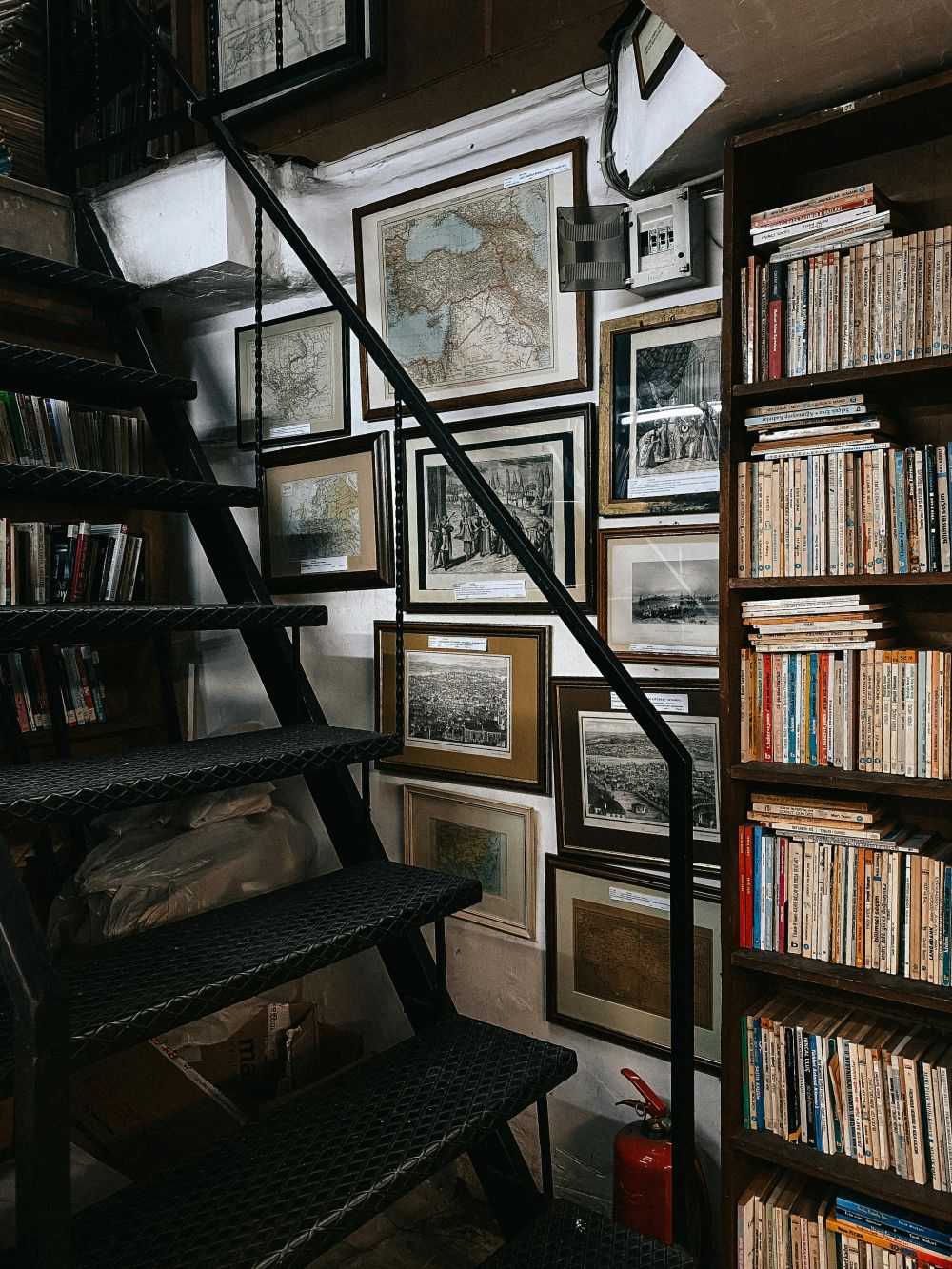 storage under stairs