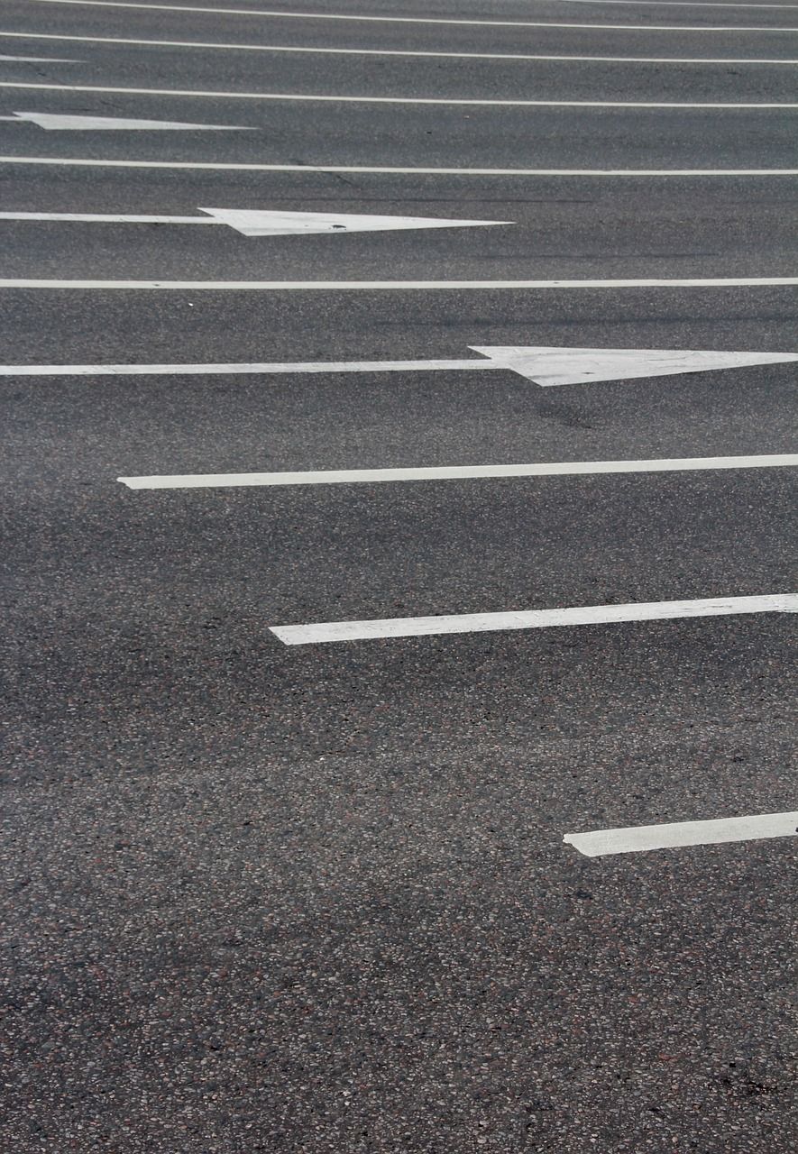 road markings