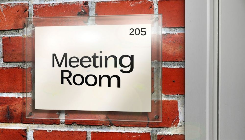 door sign