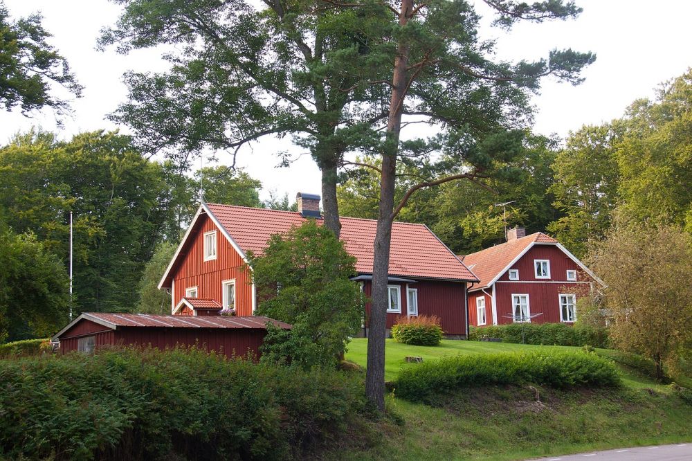 mysigt hotell på landet