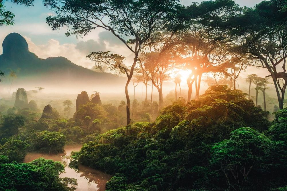 the rainforest