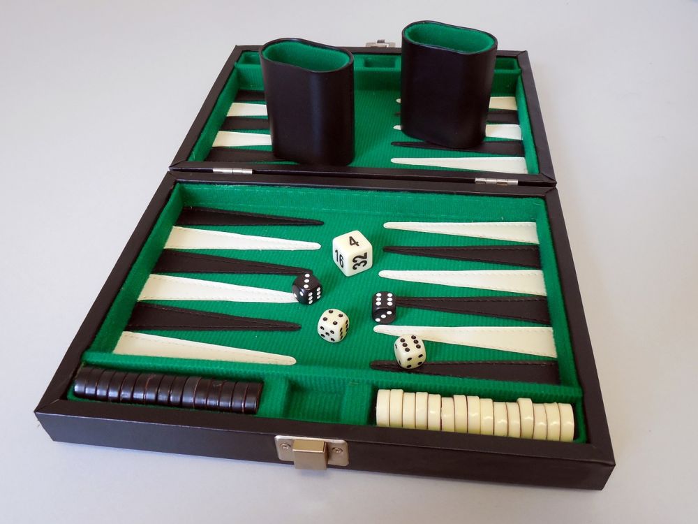backgammon opstilling
