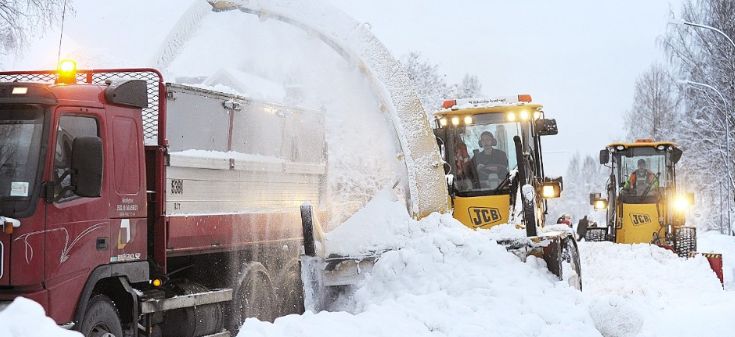 snow clearance skellefteå